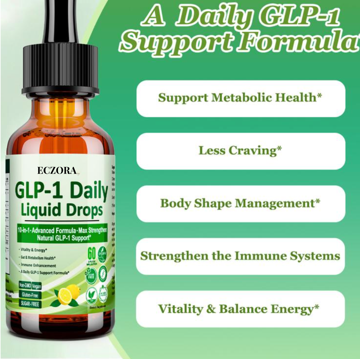 Eczora's GLP-1 Liquid Drops