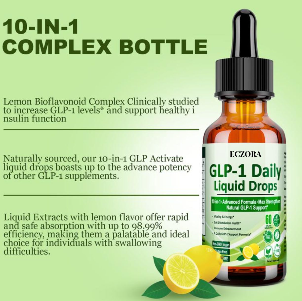 Eczora's GLP-1 Liquid Drops