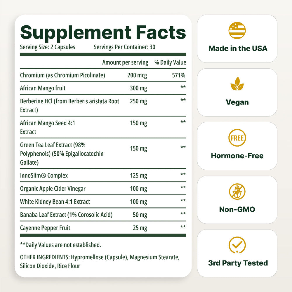 GLP-1 Reset Natural Appetite & Metabolic Support