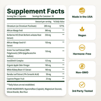 GLP-1 Reset Natural Appetite & Metabolic Support